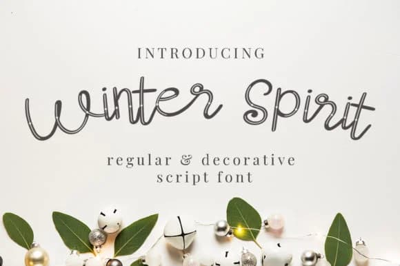 Winter Spirit Font by attypestudio — Script Handwritten Font