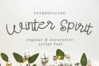 Winter Spirit Font by attypestudio — Script Handwritten Font — thumbnail 1