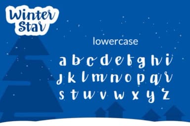 Winter Star Font by Trim Studio — Script Handwritten Font — thumbnail 5