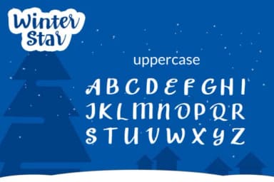 Winter Star Font by Trim Studio — Script Handwritten Font — thumbnail 6