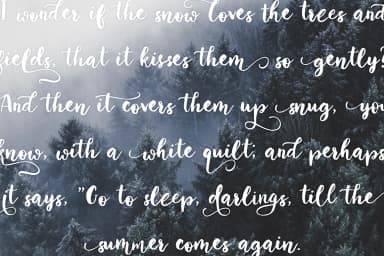 Winter Story Font by Red Ink — Script Handwritten Font — thumbnail 2