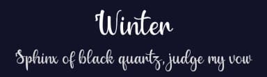 Winter by Fadlilah Studio — Script Handwritten Font — thumbnail 2