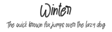 Winter by Andi Moz — Script Handwritten Font — thumbnail 1