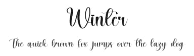 Winter by Inermedia Studio — Script Handwritten Font — thumbnail 1