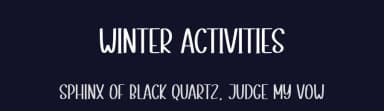 Winter Activities by Scratchones — Script Handwritten Font — thumbnail 2