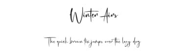 Winter Airs by Maulana Creative — Script Handwritten Font — thumbnail 1
