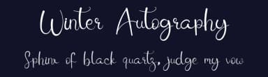 Winter Autography by Eddy Goodboy — Script Handwritten Font — thumbnail 2