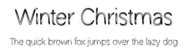 Winter Christmas by Scratchones — Script Handwritten Font — thumbnail 1