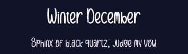 Winter December by Scratchones — Script Handwritten Font — thumbnail 2