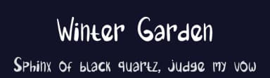 Winter Garden by Booga Letter — Script Handwritten Font — thumbnail 2