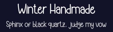 Winter Handmade by Andi Moz — Script Handwritten Font — thumbnail 2