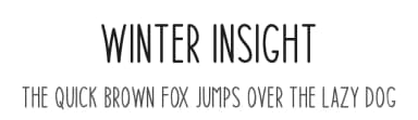 Winter Insight by Md Shohail Bhuian — Script Handwritten Font — thumbnail 1