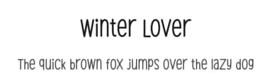 Winter Lover by Scratchones — Script Handwritten Font — thumbnail 1