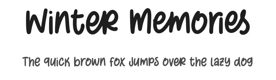 Winter Memories by Alpaprana Studio — Script Handwritten Font
