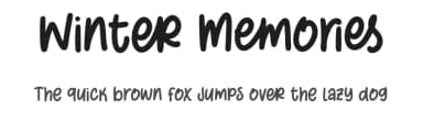 Winter Memories by Alpaprana Studio — Script Handwritten Font — thumbnail 1