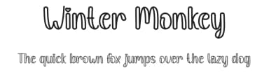 Winter Monkey by Andi Moz — Script Handwritten Font — thumbnail 1