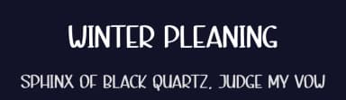 Winter Pleaning by Andi Moz — Script Handwritten Font — thumbnail 2