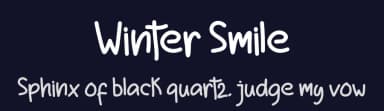 Winter Smile by Katrin Studio — Script Handwritten Font — thumbnail 2