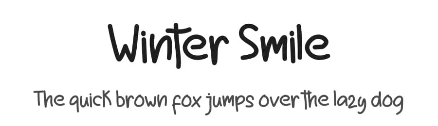Winter Smile by Katrin Studio — Script Handwritten Font — preview 1