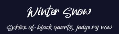 Winter Snow by Katrin Studio — Script Handwritten Font — thumbnail 2