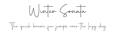 Winter Sonata by Alvaro Ariel — Script Handwritten Font — thumbnail 1