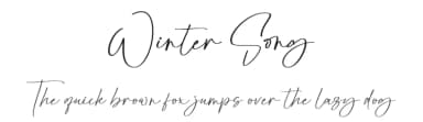 Winter Song by Moove Studio — Script Handwritten Font — thumbnail 1