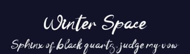 Winter Space by Katrin Studio — Script Handwritten Font — thumbnail 2