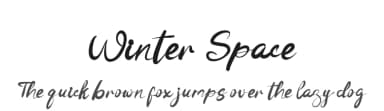 Winter Space by Katrin Studio — Script Handwritten Font — thumbnail 1
