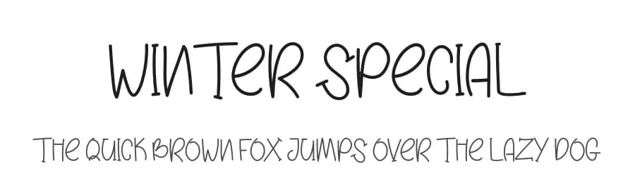 Winter Special by Katrin Studio — Script Handwritten Font — preview 1