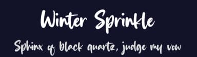 Winter Sprinkle by Letterative Studio — Script Handwritten Font — thumbnail 2