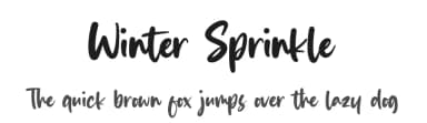 Winter Sprinkle by Letterative Studio — Script Handwritten Font — thumbnail 1