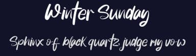 Winter Sunday by Katrin Studio — Script Handwritten Font — thumbnail 2
