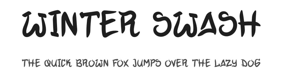 Winter Swash by Illushvara — Script Handwritten Font