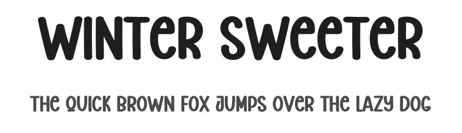 Winter Sweeter by Scratchones — Script Handwritten Font