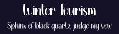 Winter Tourism by Andi Moz — Script Handwritten Font — thumbnail 2