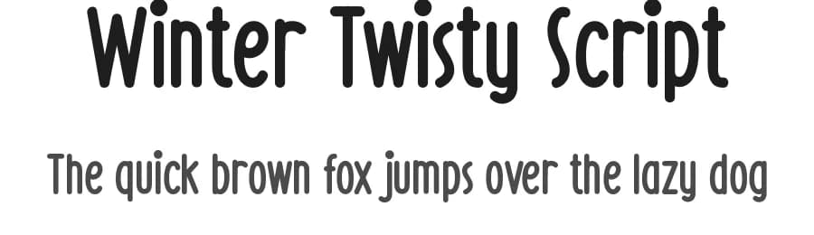 Winter Twisty Script by NihStudio — Script Handwritten Font