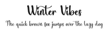 Winter Vibes by PiPi Creative STUDIO — Script Handwritten Font — thumbnail 1