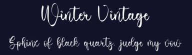 Winter Vintage by FreshtypeINK — Script Handwritten Font — thumbnail 2