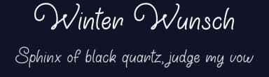 Winter Wunsch by Misti's Fonts — Script Handwritten Font — thumbnail 2