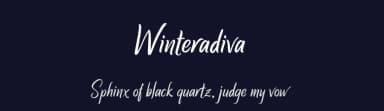 Winteradiva by Hurufraktur — Script Handwritten Font — thumbnail 2