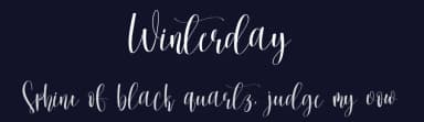 Winterday by Scratchones — Script Handwritten Font — thumbnail 2