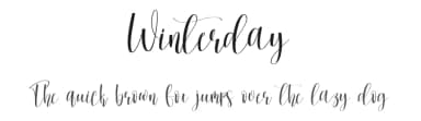 Winterday by Scratchones — Script Handwritten Font — thumbnail 1