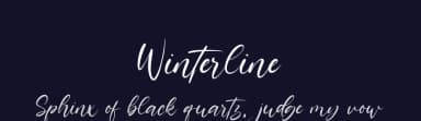 Winterline by Almarkhatype — Script Handwritten Font — thumbnail 2