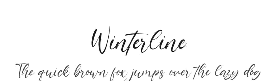 Winterline by Almarkhatype — Script Handwritten Font