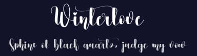 Winterlove by Scratchones — Script Handwritten Font — thumbnail 2