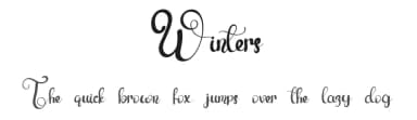 Winters by Eddy Goodboy — Script Handwritten Font — thumbnail 1