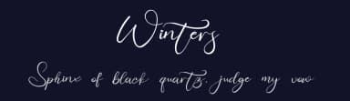 Winters by Eddy Goodboy — Script Handwritten Font — thumbnail 2