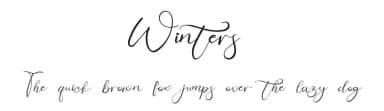 Winters by Eddy Goodboy — Script Handwritten Font — thumbnail 1
