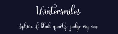 Wintersmiles by FreshtypeINK — Script Handwritten Font — thumbnail 2