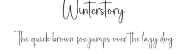 Winterstory by Scratchones — Script Handwritten Font — thumbnail 1